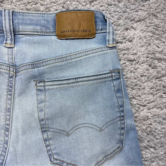 American Eagle Jeans Mens 26 x 28 Slim Light Wash Airflex Classic Casual Denim - Picture 5 of 6